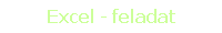 Excel - feladat